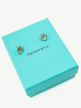Tiffany & Co. Elsa Peretti Open Heart Sterling Silver Earrings